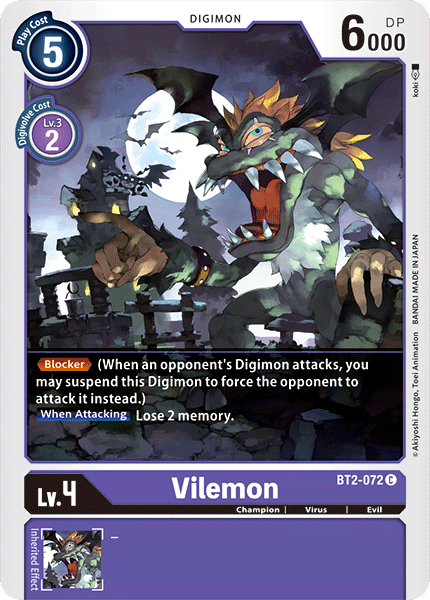 Vilemon, BT2-072
