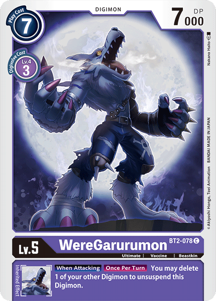 WereGarurumon, BT2-078