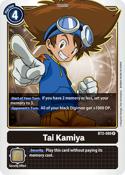 Tai Kamiya, BT2-089