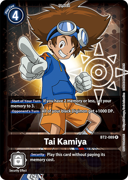 Tai Kamiya, BT2-089-p2