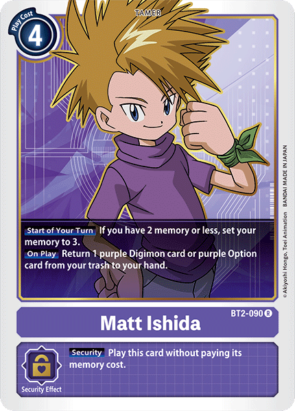 Matt Ishida, BT2-090