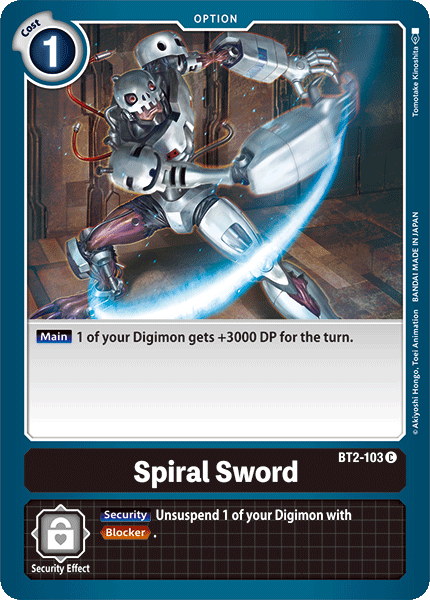 Spiral Sword, BT2-103