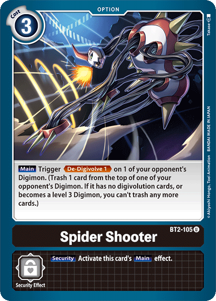 Spider Shooter, BT2-105