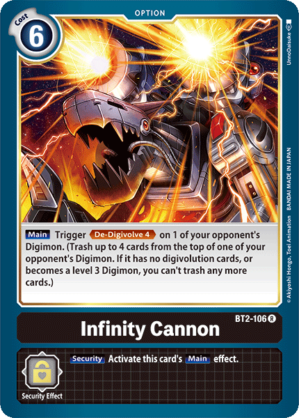 Infinity Cannon, BT2-106