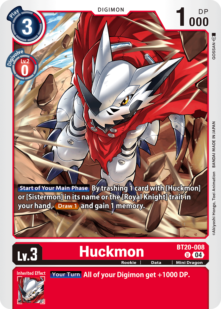 Huckmon, BT20-008