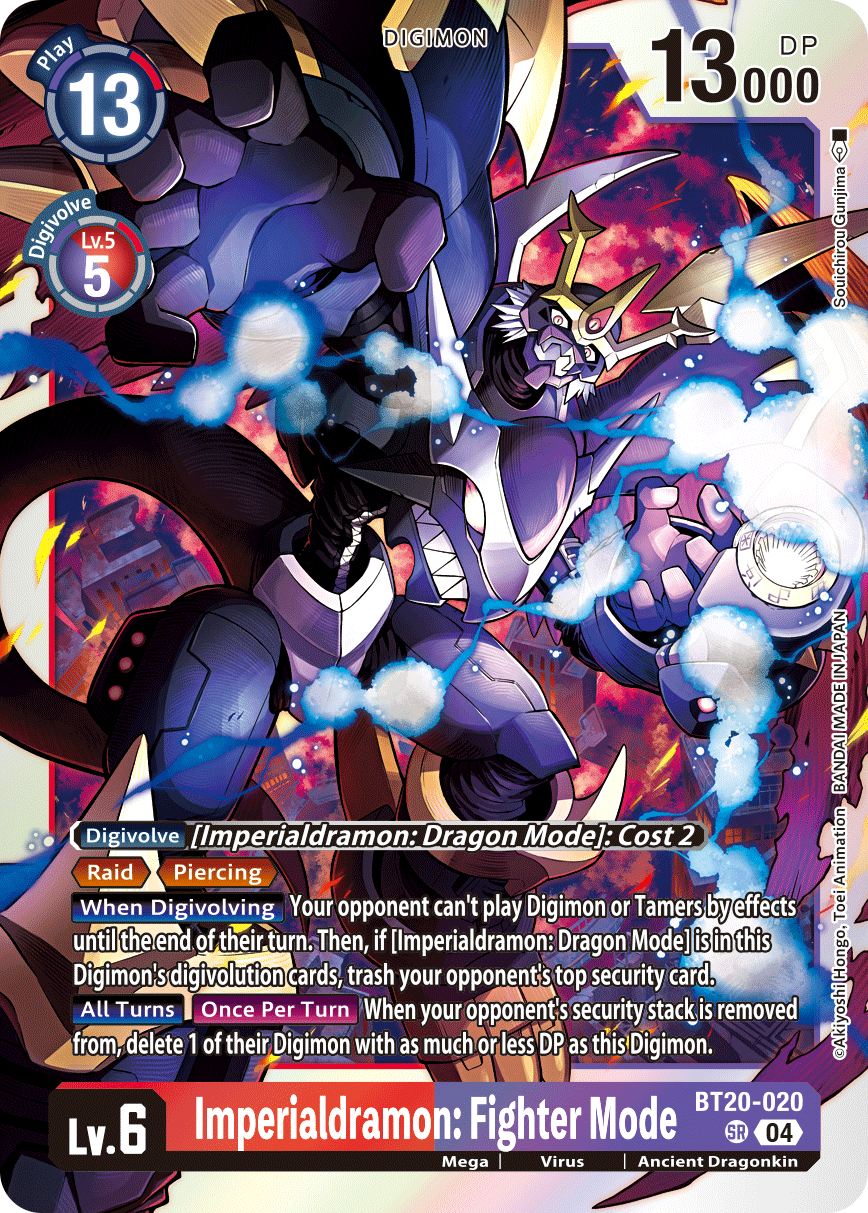 Imperialdramon: Fighter Mode, BT20-020