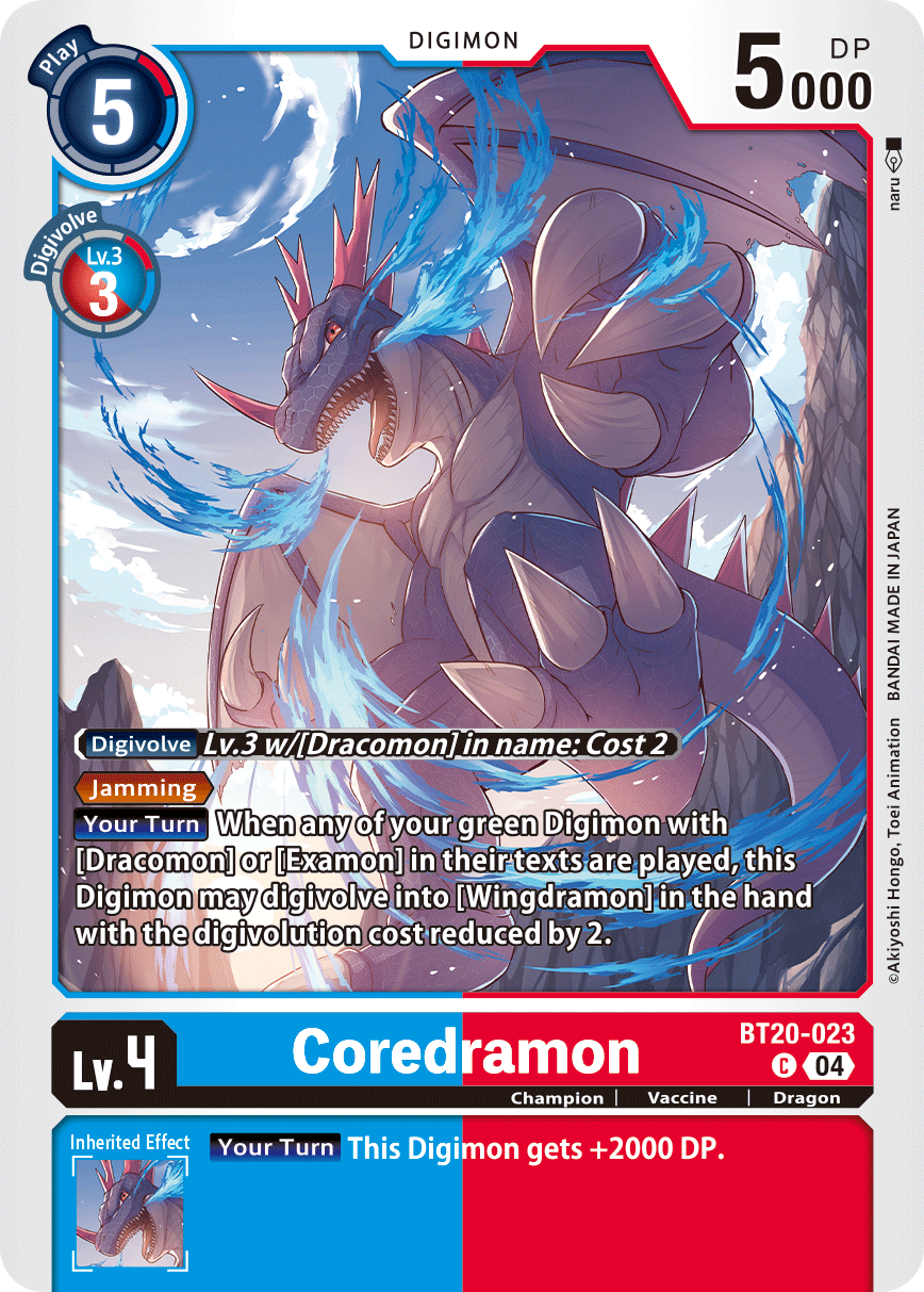 Coredramon, BT20-023
