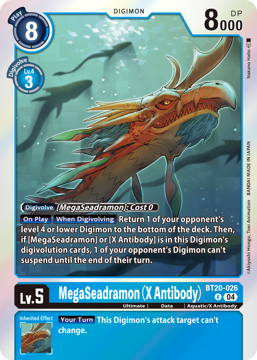 MegaSeadramon (X Antibody), BT20-026