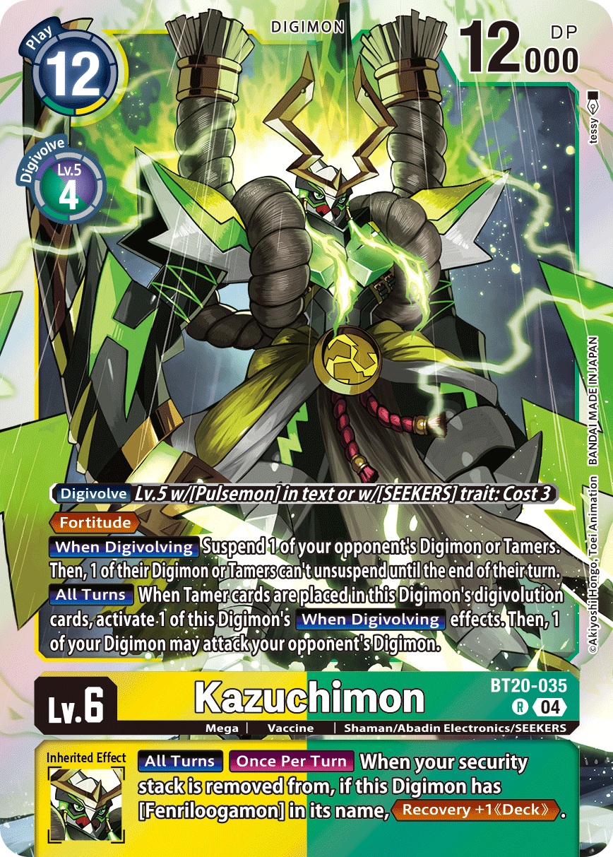Kazuchimon, BT20-035