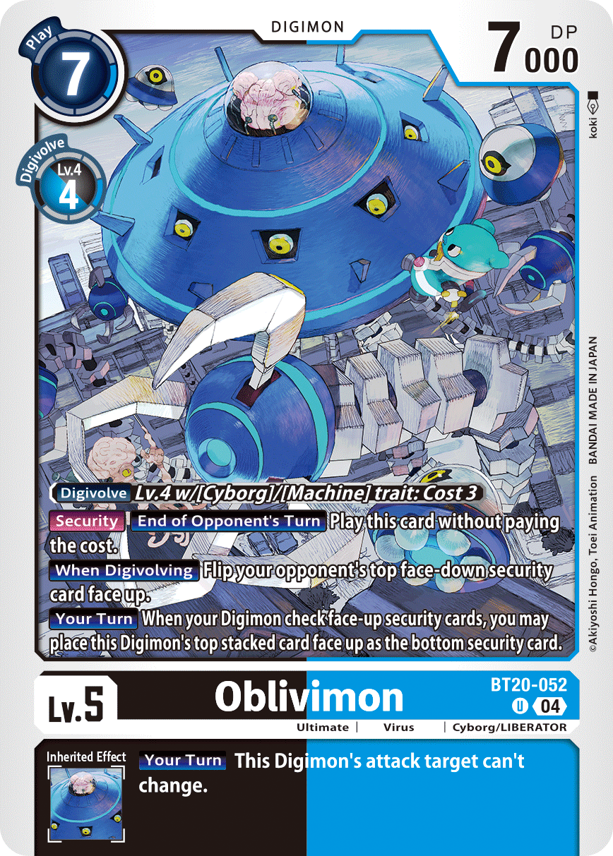 Oblivimon, BT20-052
