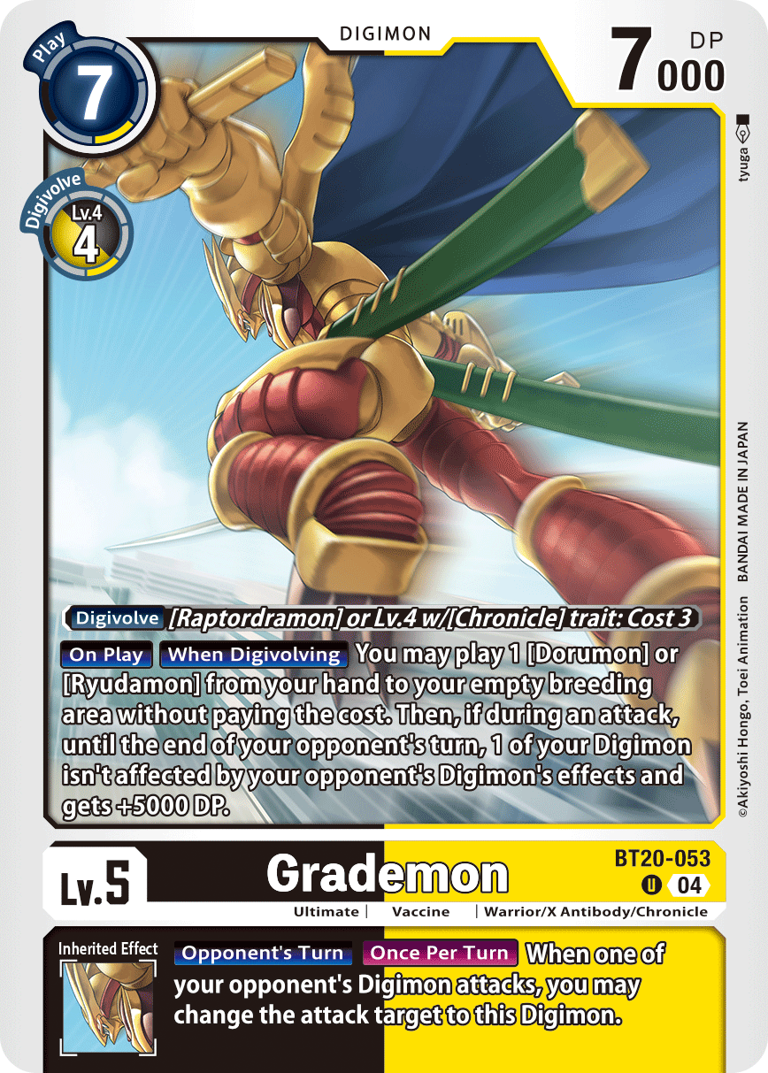 Grademon, BT20-053