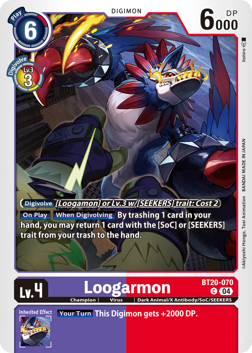 Loogarmon, BT20-070