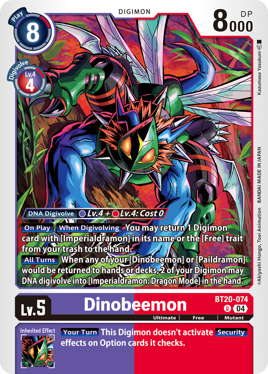 Dinobeemon, BT20-074