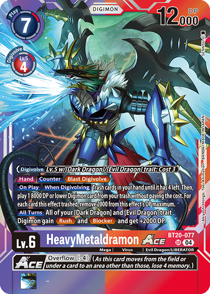 HeavyMetaldramon ACE, BT20-077