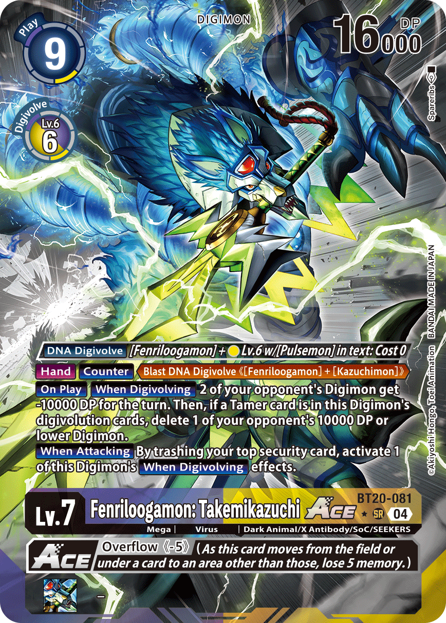 Fenriloogamon: Takemikazuchi ACE
, BT20-081-p1