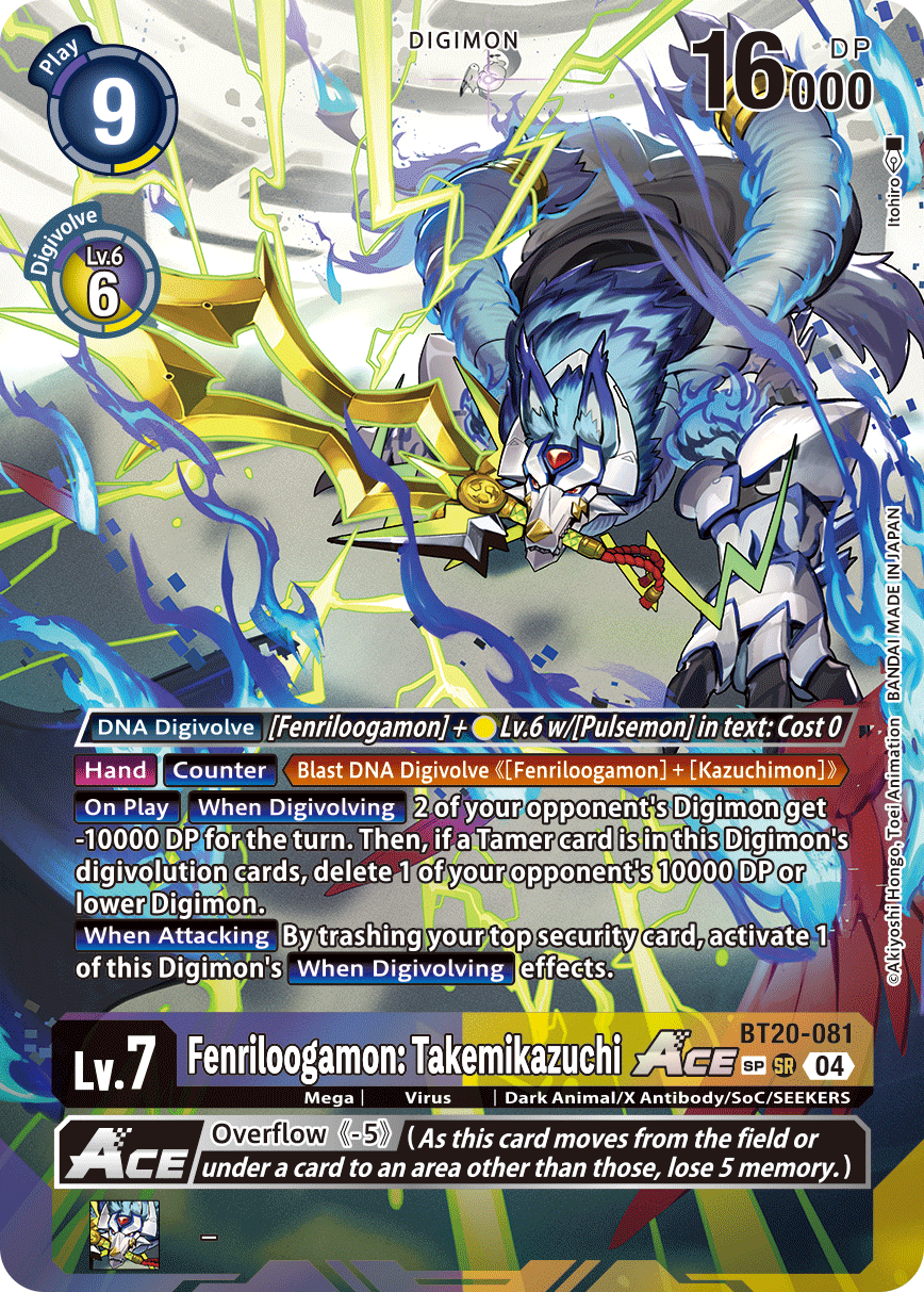Fenriloogamon: Takemikazuchi ACE
, BT20-081-p2