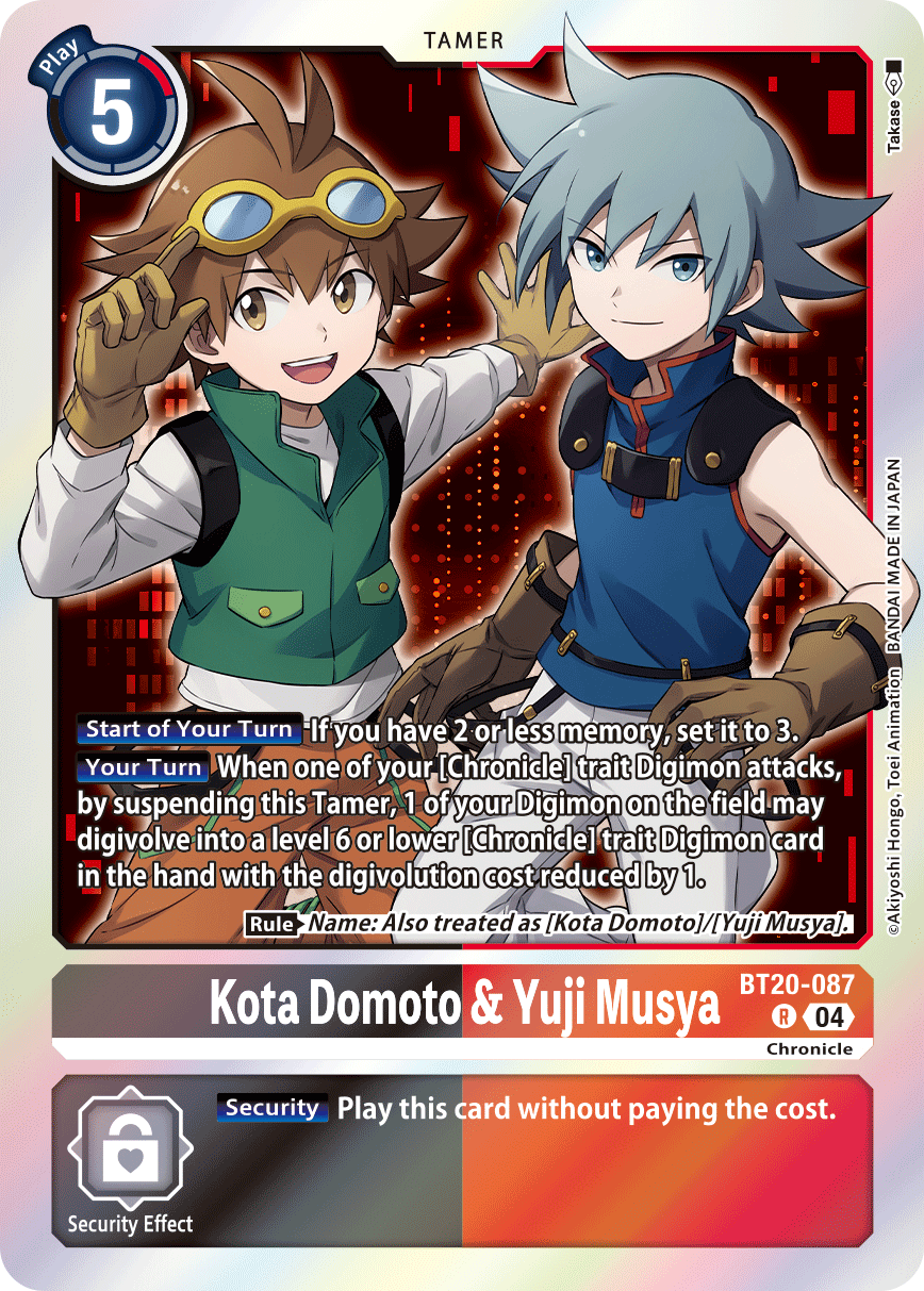 Kota Domoto & Yuji Musya, BT20-087