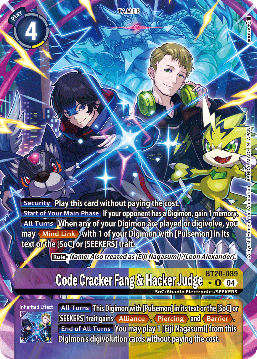 Code Cracker Fang & Hacker Judge
, BT20-089-p1