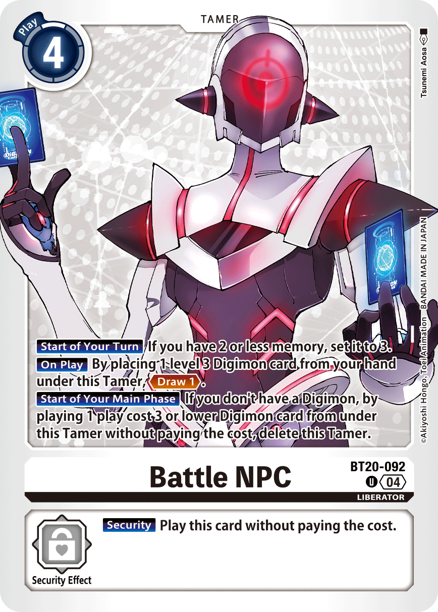 Battle NPC, BT20-092