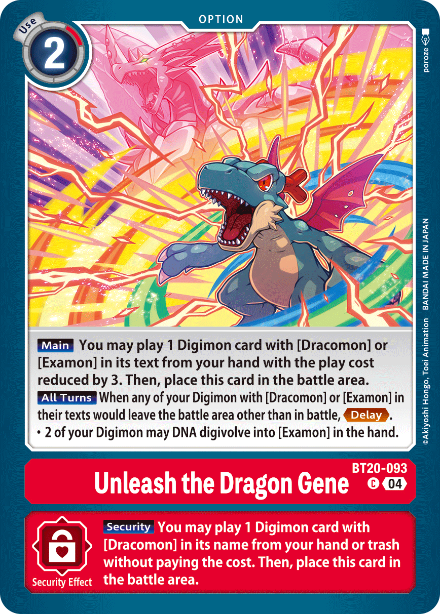 Unleash the Dragon Gene, BT20-093