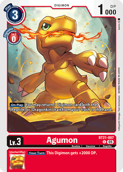 Agumon, BT21-007