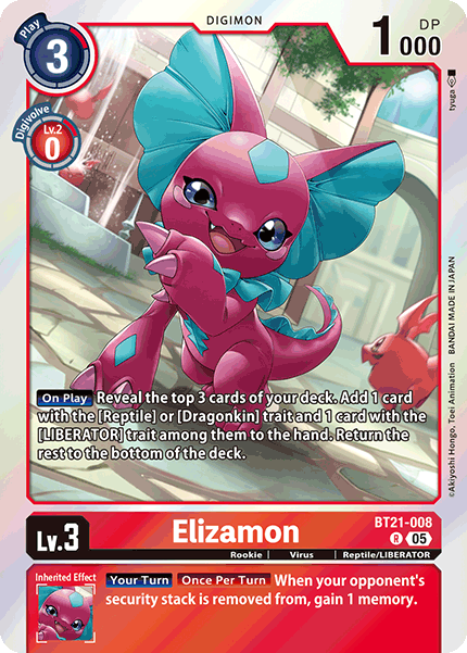 Elizamon, BT21-008