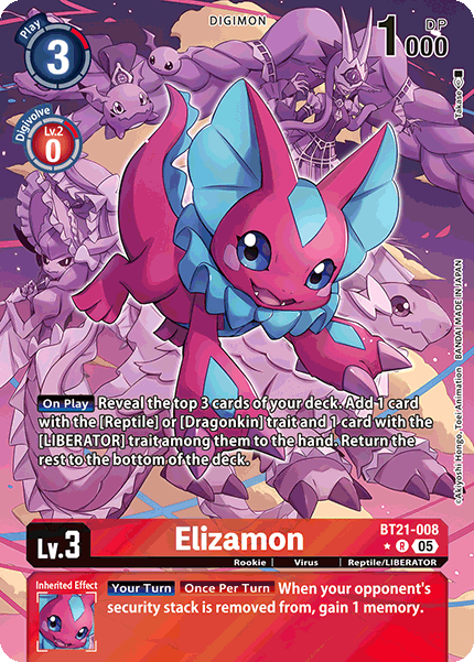Elizamon, BT21-008-p1