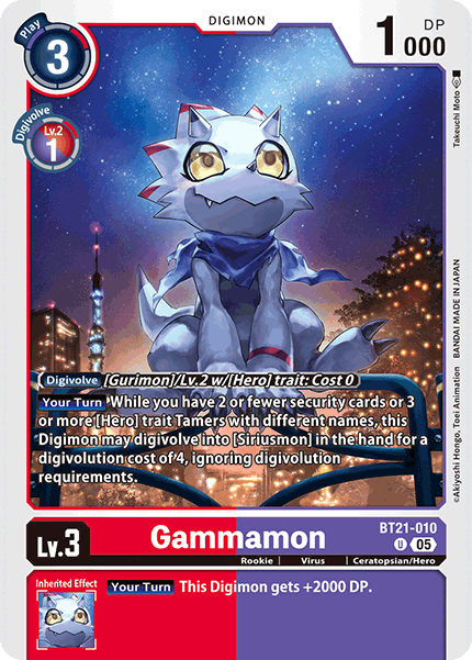 Gammamon, BT21-010