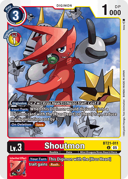 Shoutmon, BT21-011