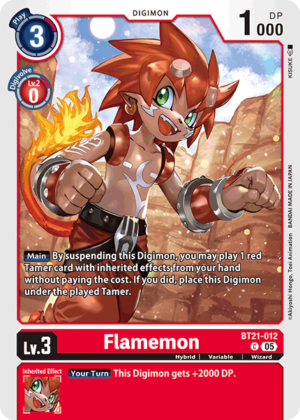 Flamemon, BT21-012