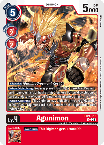 Agunimon, BT21-013