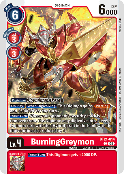 BurningGreymon, BT21-014