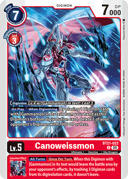 Canoweissmon, BT21-022