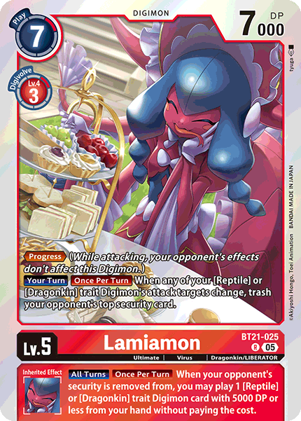 Lamiamon, BT21-025