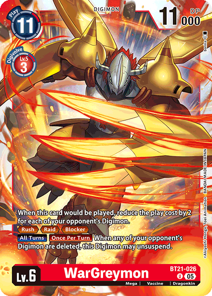 WarGreymon, BT21-026