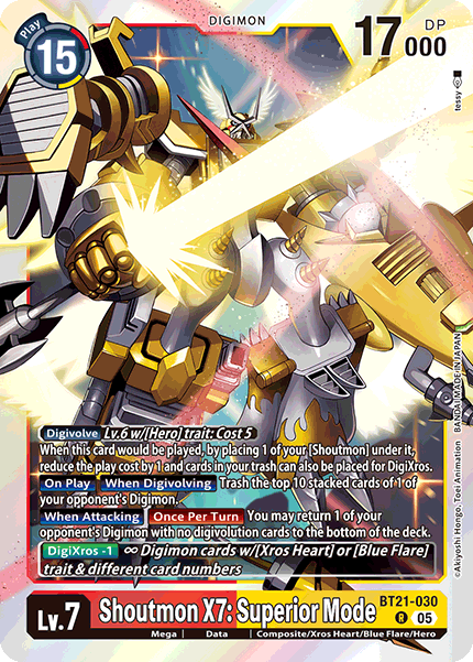 Shoutmon X7: Superior Mode, BT21-030