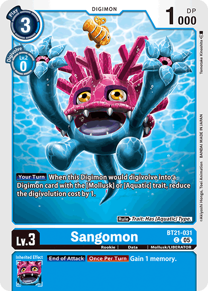 Sangomon, BT21-031
