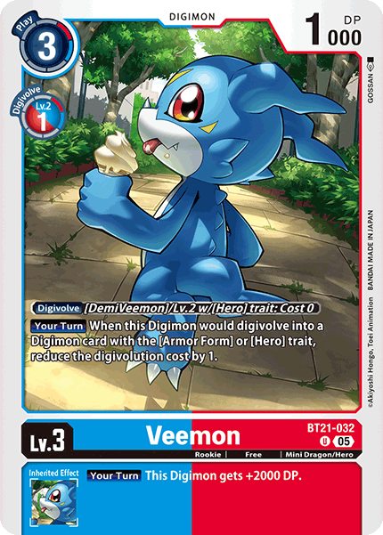 Veemon, BT21-032