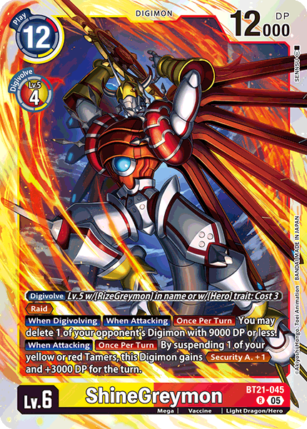 ShineGreymon, BT21-045