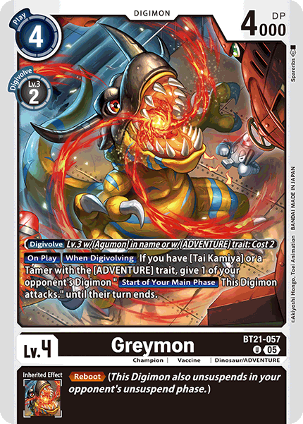 Greymon, BT21-057