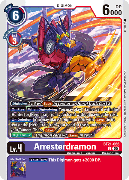 Arresterdramon, BT21-066