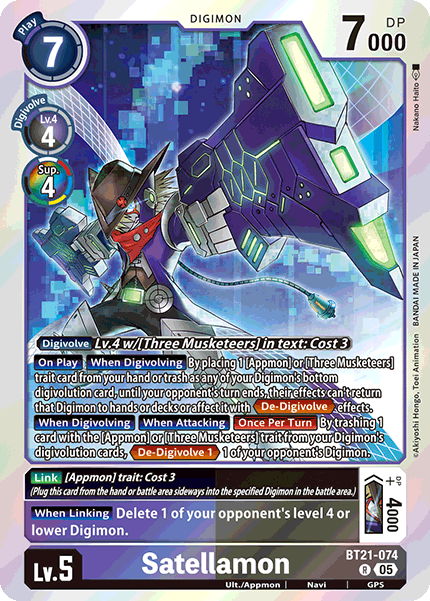 Satellamon, BT21-074