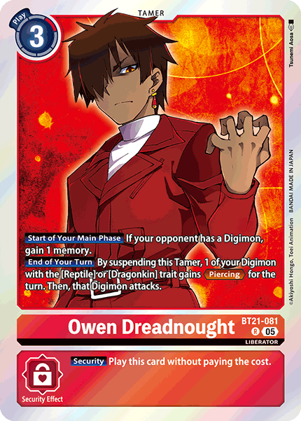 Owen Dreadnought, BT21-081