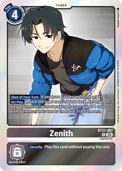 Zenith, BT21-087