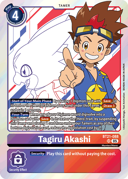 Tagiru Akashi, BT21-088