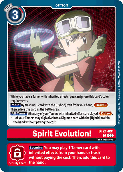Spirit Evolution!, BT21-091