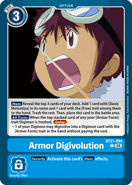 Armor Digivolution, BT21-094