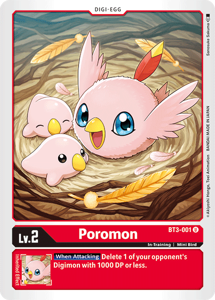 Poromon, BT3-001