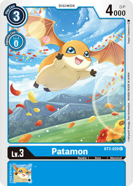 Patamon, BT3-020