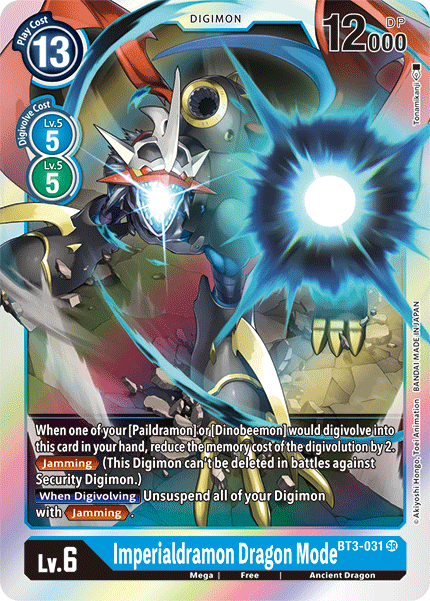 Imperialdramon Dragon Mode, BT3-031